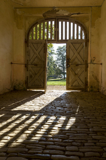  Le porche de la ferme depuis la cour. © Région Bourgogne-Franche-Comté, Inventaire du patrimoine