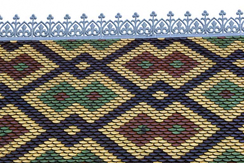 Détail : crête de toit. © Région Bourgogne-Franche-Comté, Inventaire du patrimoine