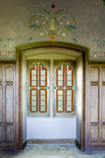 Intéieur : détail d'une des baies située au nord. © Région Bourgogne-Franche-Comté, Inventaire du patrimoine