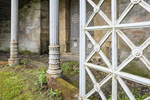 Détail sur l'armature métallique. © Région Bourgogne-Franche-Comté, Inventaire du patrimoine