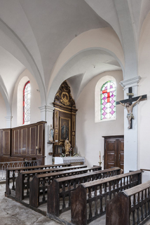 Vue du transept Sud, autel secondaire © Région Bourgogne-Franche-Comté, Inventaire du patrimoine