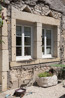 Façade remaniée, côté ferme. © Région Bourgogne-Franche-Comté, Inventaire du patrimoine
