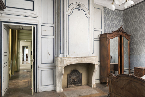 A l'étage : seconde pièce à droite depuis l'escalier.  © Région Bourgogne-Franche-Comté, Inventaire du patrimoine