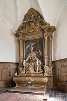 Retable et tableau d'autel. © Région Bourgogne-Franche-Comté, Inventaire du patrimoine