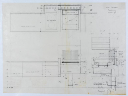 Plan du barbecue © Région Bourgogne-Franche-Comté, Inventaire du patrimoine