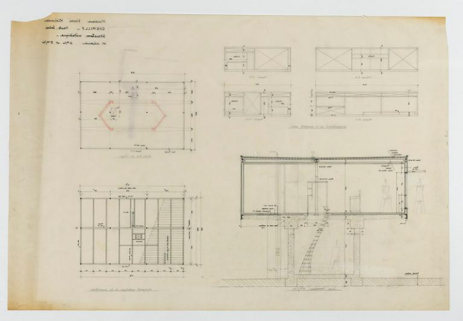 Schémas et plans de la villa. © Région Bourgogne-Franche-Comté, Inventaire du patrimoine