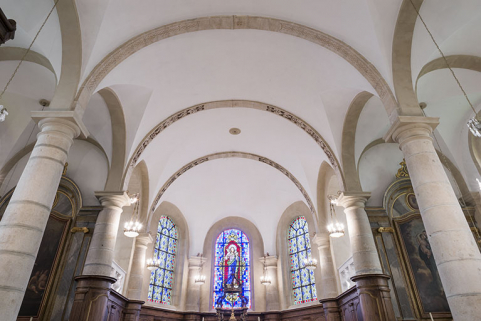 La voûte en berceau. © Région Bourgogne-Franche-Comté, Inventaire du patrimoine La voûte en berceau. © Région Bourgogne-Franche-Comté, Inventaire du patrimoine