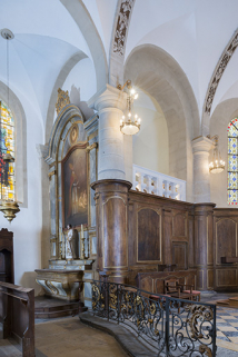 Détail du choeur avec la chapelle nord. © Région Bourgogne-Franche-Comté, Inventaire du patrimoine Détail du choeur avec la chapelle nord. © Région Bourgogne-Franche-Comté, Inventaire du patrimoine