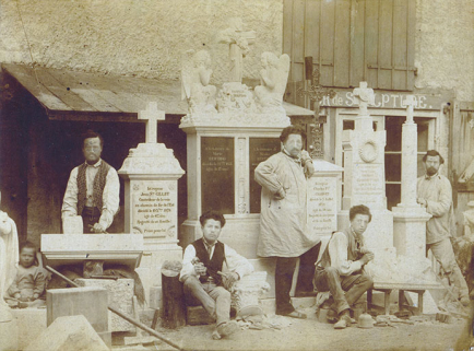 L'atelier de sculpture de François Lempereur, 1878. © Région Bourgogne-Franche-Comté, Inventaire du patrimoine L'atelier de sculpture de François Lempereur, 1878. © Région Bourgogne-Franche-Comté, Inventaire du patrimoine