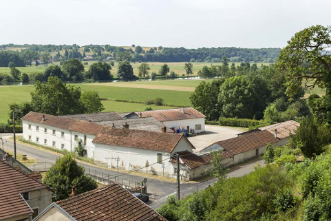 Vue plongeante depuis le nord. © Région Bourgogne-Franche-Comté, Inventaire du patrimoine