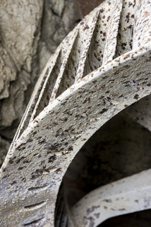 Usine : aubes de la turbine. © Région Bourgogne-Franche-Comté, Inventaire du patrimoine
