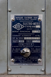 Plaque du deuxième touret. © Région Bourgogne-Franche-Comté, Inventaire du patrimoine