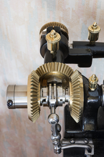 Engrenages et transmission du module de commande. © Région Bourgogne-Franche-Comté, Inventaire du patrimoine