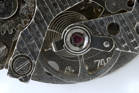 Logotype Parrenin et numéro du modèle. © Région Bourgogne-Franche-Comté, Inventaire du patrimoine