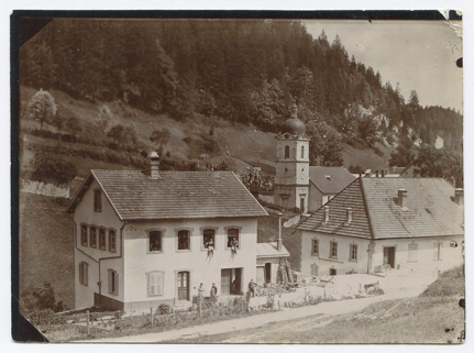 [Vue d'ensemble des deux bâtiments, depuis le sud], 1er quart 20e siècle [après 1908]. © Région Bourgogne-Franche-Comté, Inventaire du patrimoine