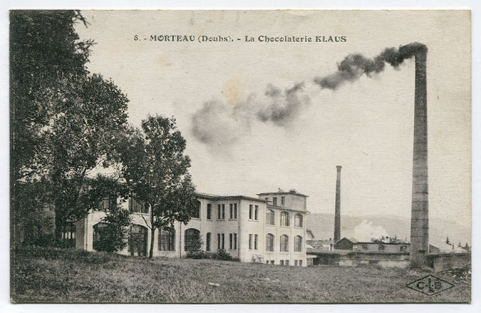 8. - Morteau (Doubs). - La chocolaterie Klaus, 1er quart 20e siècle. © Région Bourgogne-Franche-Comté, Inventaire du patrimoine
