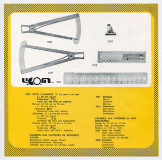 Piges calibrées et calibres, s.d. [années 1960-1970]. © Région Bourgogne-Franche-Comté, Inventaire du patrimoine