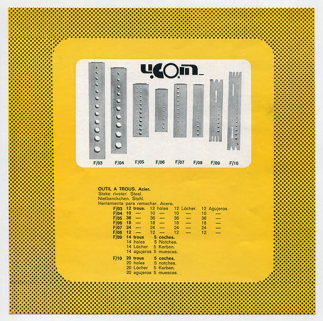 Outils à trous, s.d. [années 1960-1970]. © Région Bourgogne-Franche-Comté, Inventaire du patrimoine