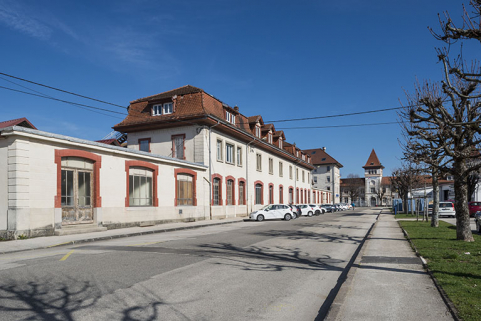 Bâtiments industriels rue des Ecoussons. © Région Bourgogne-Franche-Comté, Inventaire du patrimoine Bâtiments industriels rue des Ecoussons. © Région Bourgogne-Franche-Comté, Inventaire du patrimoine