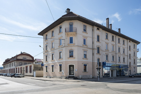 Vue d'ensemble depuis le nord-est. © Région Bourgogne-Franche-Comté, Inventaire du patrimoine Vue d'ensemble depuis le nord-est. © Région Bourgogne-Franche-Comté, Inventaire du patrimoine