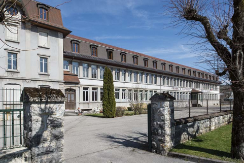 Façade sud vue de trois quarts gauche. © Région Bourgogne-Franche-Comté, Inventaire du patrimoine