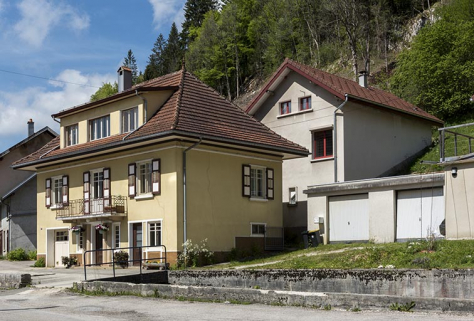 Vue d'ensemble, depuis le nord-est. © Région Bourgogne-Franche-Comté, Inventaire du patrimoine