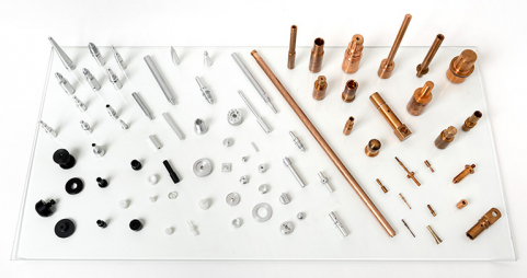 Production de la société Grandidier : pièces diverses en cuivre, alliage ou acier. © Région Bourgogne-Franche-Comté, Inventaire du patrimoine