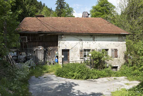 Ancien moulin : façade antérieure. © Région Bourgogne-Franche-Comté, Inventaire du patrimoine