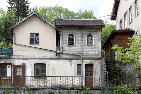 Atelier, garage et dépendance, depuis le nord. © Région Bourgogne-Franche-Comté, Inventaire du patrimoine