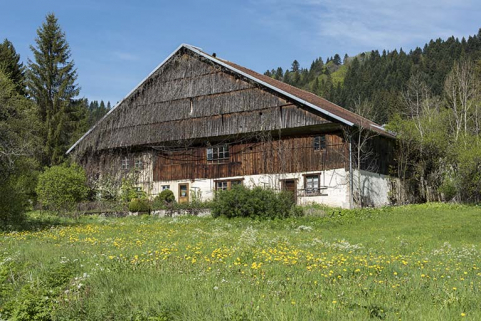 Façade antérieure, de trois quarts droite. © Région Bourgogne-Franche-Comté, Inventaire du patrimoine