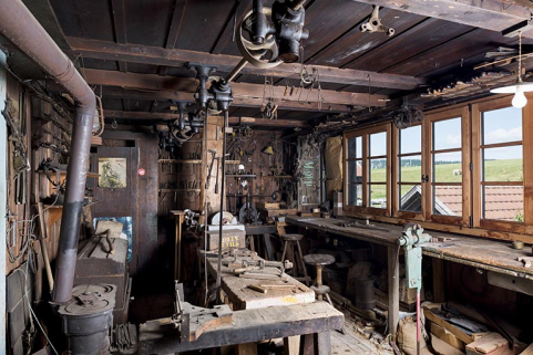 Atelier à l'étage : vue d'ensemble. © Région Bourgogne-Franche-Comté, Inventaire du patrimoine Atelier à l'étage : vue d'ensemble. © Région Bourgogne-Franche-Comté, Inventaire du patrimoine