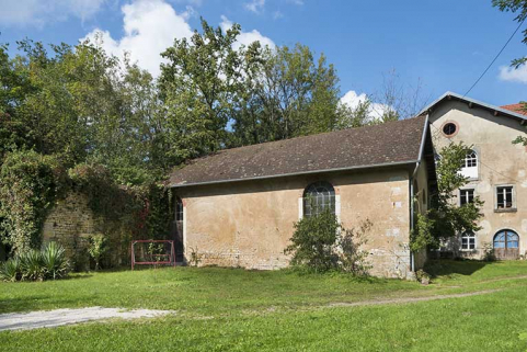 Chaufferie et salle de la machine à vapeur (partie ruinée à gauche). © Région Bourgogne-Franche-Comté, Inventaire du patrimoine