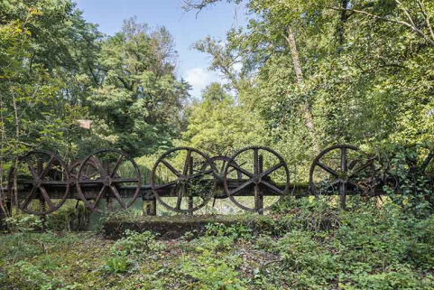 Mécanisme de levage du vannage (canal d'amenée). © Région Bourgogne-Franche-Comté, Inventaire du patrimoine