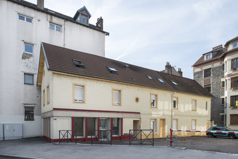Façade nord de l'atelier. © Région Bourgogne-Franche-Comté, Inventaire du patrimoine Façade nord de l'atelier. © Région Bourgogne-Franche-Comté, Inventaire du patrimoine