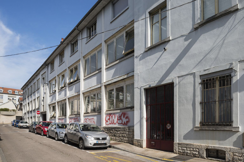 Façade antérieure de l'atelier principal. © Région Bourgogne-Franche-Comté, Inventaire du patrimoine