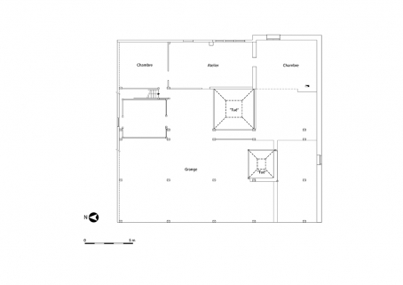 Plan de l'étage carré, en 1976. © Région Bourgogne-Franche-Comté, Inventaire du patrimoine Plan de l'étage carré, en 1976. © Région Bourgogne-Franche-Comté, Inventaire du patrimoine