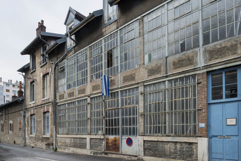 Façades d'ateliers ruelle de la Mouillère. © Région Bourgogne-Franche-Comté, Inventaire du patrimoine