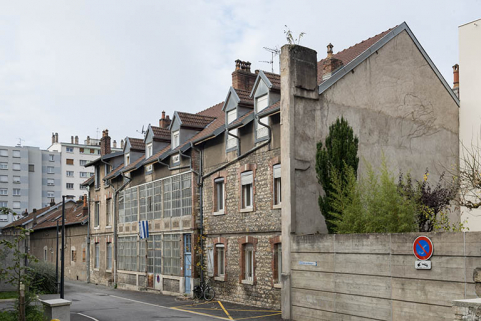 Vue d'ensemble depuis l'extrémité de la ruelle de la Mouillère. © Région Bourgogne-Franche-Comté, Inventaire du patrimoine