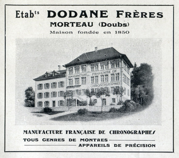 Etab[lissemen]ts Dodane Frères. Morteau (Doubs) [façade postérieure de la maison et de l'usine], 1943. © Région Bourgogne-Franche-Comté, Inventaire du patrimoine