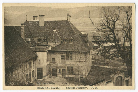 Morteau (Doubs). - Château Pertusier, 1ère moitié 20e siècle. © Région Bourgogne-Franche-Comté, Inventaire du patrimoine