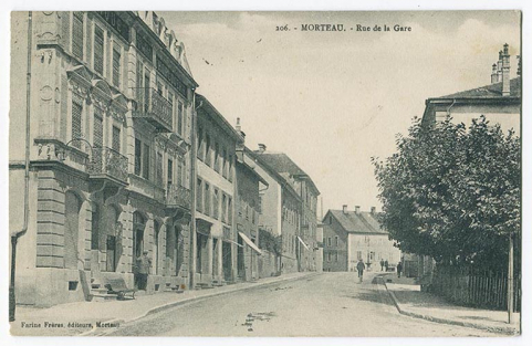 206. - Morteau. - Rue de la Gare, 1er quart 20e siècle. © Région Bourgogne-Franche-Comté, Inventaire du patrimoine