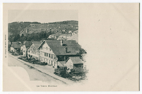 Le vieux Morteau [fermes de la rue René Payot], 4e quart 19e siècle. © Région Bourgogne-Franche-Comté, Inventaire du patrimoine