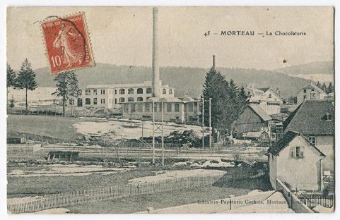 45 - Morteau - La chocolaterie, limite 19e siècle 20e siècle [avant 1908]. © Région Bourgogne-Franche-Comté, Inventaire du patrimoine