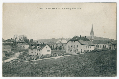 1093. Le Russey - Le champ de foire, 1er quart 20e siècle [avant 1924]. © Région Bourgogne-Franche-Comté, Inventaire du patrimoine