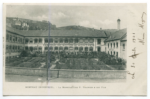 Morteau industriel. - La Manufacture P. Frainier et ses Fils, 1899-1900. © Région Bourgogne-Franche-Comté, Inventaire du patrimoine