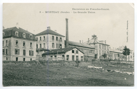 Excursion en Franche-Comté. 3 - Morteau (Doubs). - La Grande Usine, 1er quart 20e siècle. © Région Bourgogne-Franche-Comté, Inventaire du patrimoine