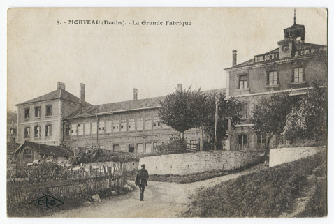 5. - Morteau (Doubs). La Grande Fabrique, 1er quart 20e siècle. © Région Bourgogne-Franche-Comté, Inventaire du patrimoine