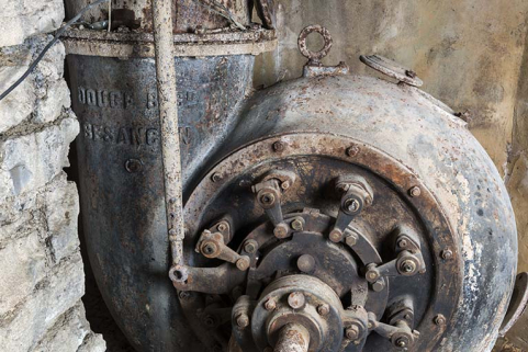 Atelier de fabrication, sciurier : turbine Douge. © Région Bourgogne-Franche-Comté, Inventaire du patrimoine Atelier de fabrication, sciurier : turbine Douge. © Région Bourgogne-Franche-Comté, Inventaire du patrimoine