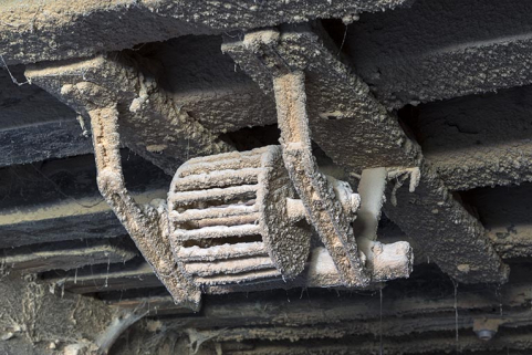 Atelier de fabrication, sciurier : lanterne utilisée par le système d'évacuation de la sciure. © Région Bourgogne-Franche-Comté, Inventaire du patrimoine Atelier de fabrication, sciurier : lanterne utilisée par le système d'évacuation de la sciure. © Région Bourgogne-Franche-Comté, Inventaire du patrimoine