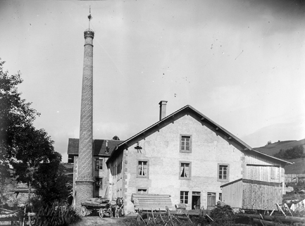 [Vue d'ensemble, depuis le sud-ouest], 1ère moitié 20e siècle [avant 1942]. © Région Bourgogne-Franche-Comté, Inventaire du patrimoine